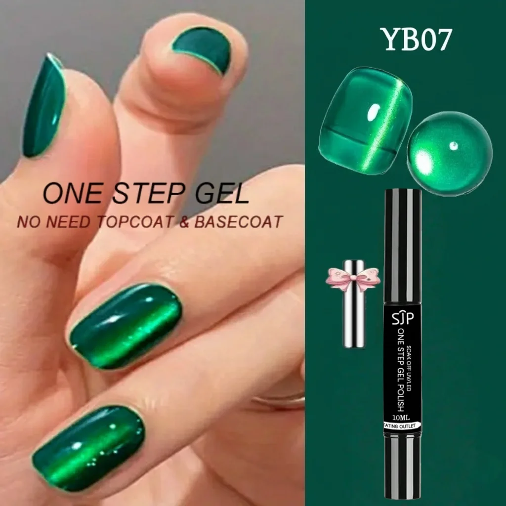 10 ml One Step Cat Eye Gel Nagellackstift, Drei-in-Eins-Gel, hohe Sättigung, langlebig, Salon und Heimgebrauch, modischer Stift – Detail 7