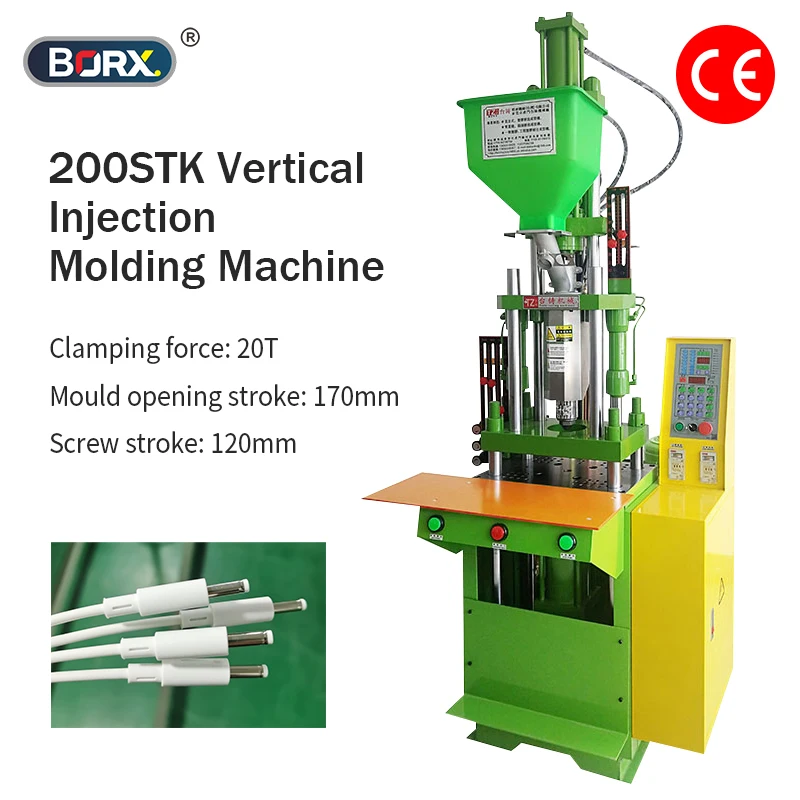 USB Vertical Injection Molding Machine，PP, PC, ABS, PET, PVC, PPR, PE, Headphone Earphone Wire Connector Making Machine