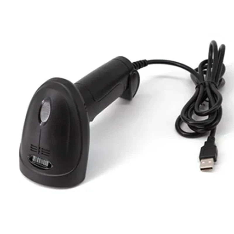 Universal 1D/2D USB Wired Barcode Scanner Handheld QR Codes Reader Mobile POS Plug And Play Support Logistic Store