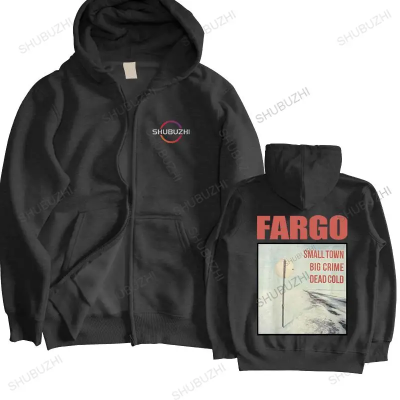 male hoodies cotton sweatshirt fashion jacket FARGO SMALL TOWN BIG CRIME DEAD COLD winter hoodie casual pullover top for boys