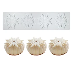 Flower Wreath Silicone Cake Lace Mold Cake Decorating Tool Border Decoration Lace Mold kitchen Baking Tool Bakeware