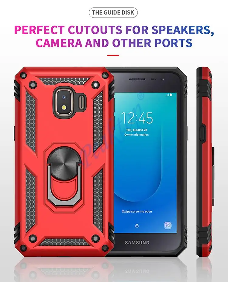 Bracket Rugged Armor Fashion Protection Phone Case For Samsung Galaxy J5 2017 J3 J7 J4 PLUS J6 PRIME J2 CORE PRO 2018 Back Cover