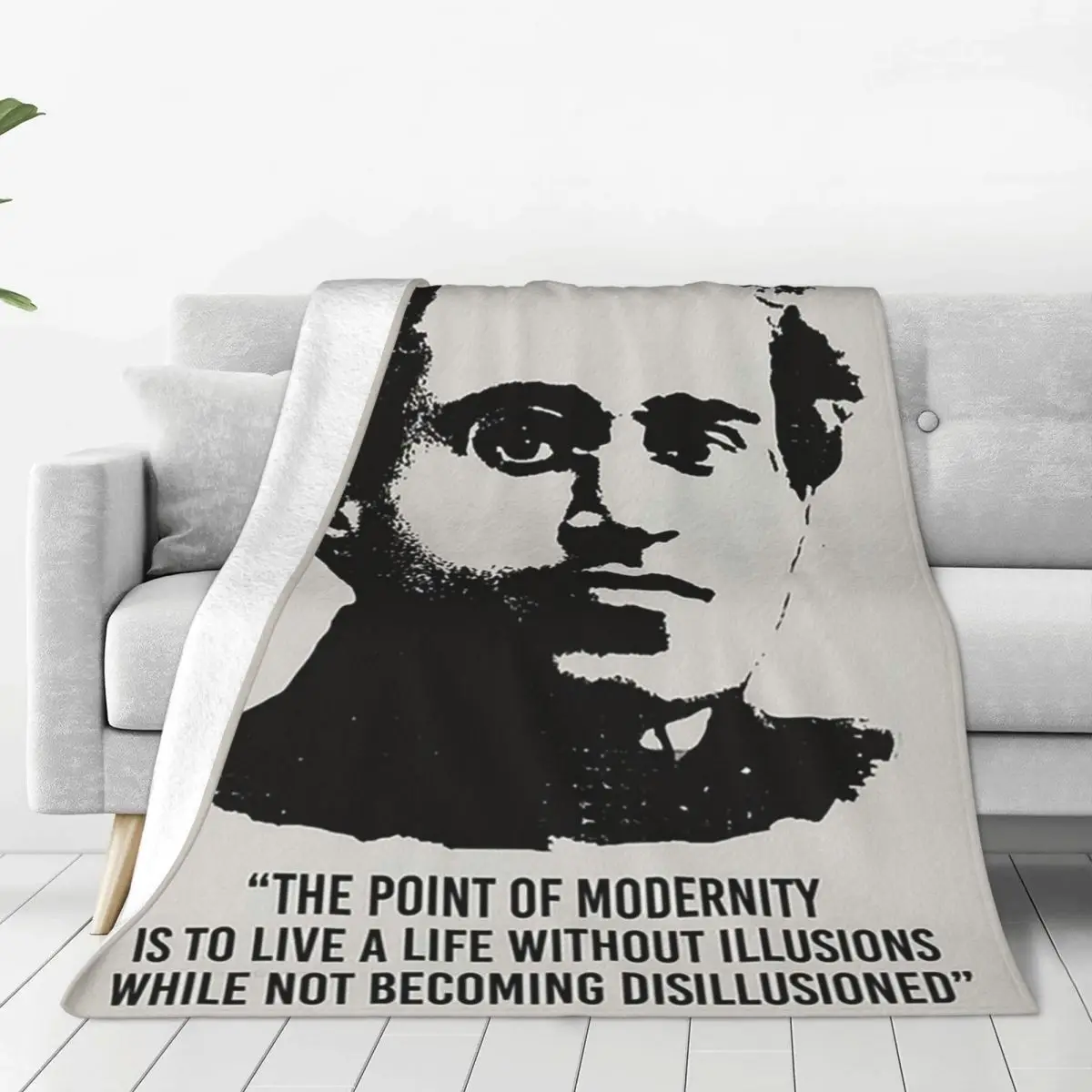 

Antonio Gramsci Quote Blanket Flannel Warm Sofa Throw Blankets For Home Bedroom Outdoor Throws Bedspread Quilt