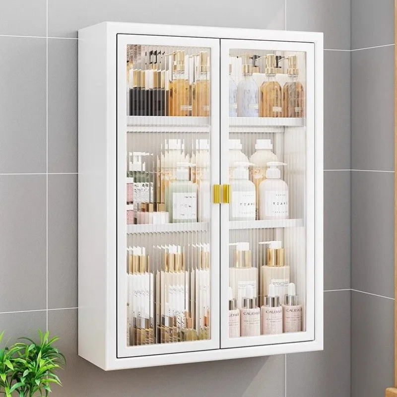 

Toilet rack wall non-punching wall-mounted toilet bathroom toilet washstand multi-functional storage cabinet