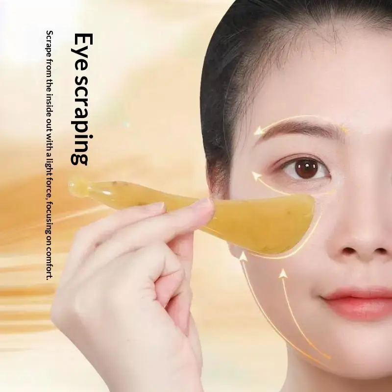 1/2Pcs Face Eye SPA Massager Plate Skin Scraping Resin Guasha Massage Board For Head Neck Back Body Legs view 4