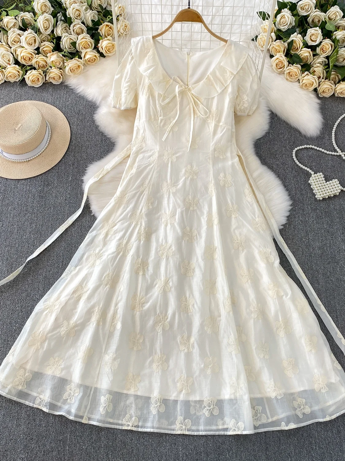 Heavy Embroidery V-… - image