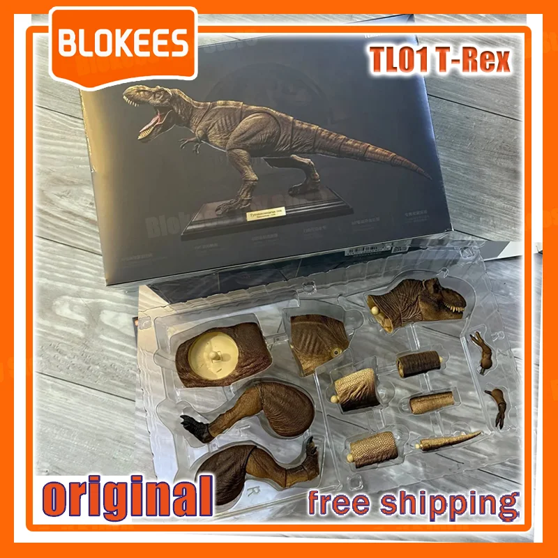 New Original Blokees T-Rex Tyrannosaurus Rex Terraventure Jurassic World Tl01 Assembly Action Figure Statue Toy Model Gift