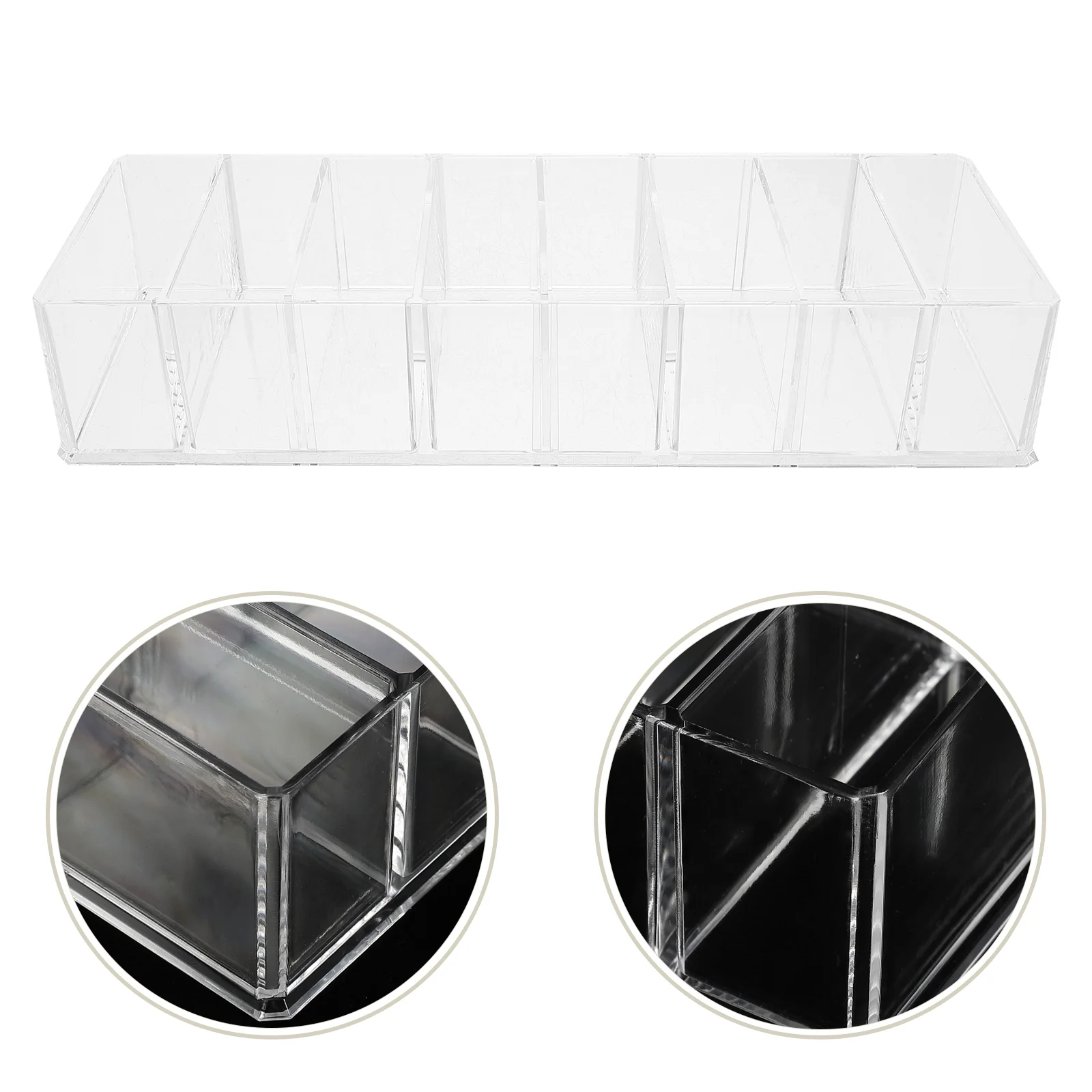 

Storage Box Blusher Organizer Eyeshadow Palette Organizers Polystyrene ( ) Divided Palettes Holder Vanity Makeup