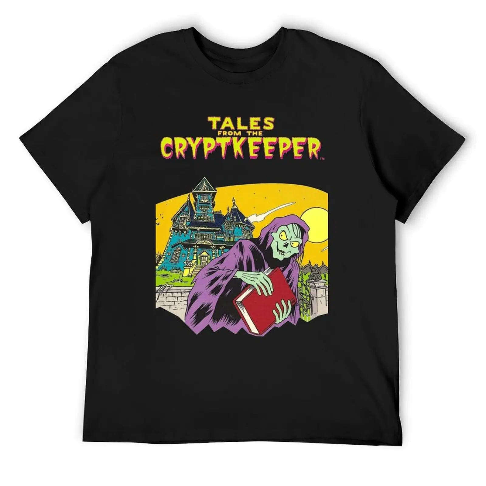 

Tales from the Cryptkeeper Horror Scariest Movie Vintage T-Shirt funny gifts aesthetic clothes mens t shirts