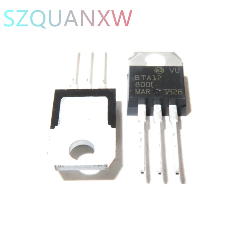 

10PCS/LOT BTA12-800C 12-800c BTA Full Range Bidirectional Triode Thyristor TO-220 Brand New Spot