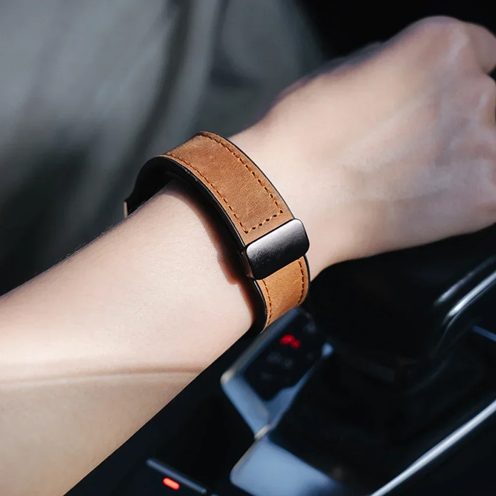 22 ミリメートル磁気レザーシリコンストラップ Realme Watch 5 交換バンド Realme Watch S2/S SPro/2 2Pro/3 3 Pro ブレスレット