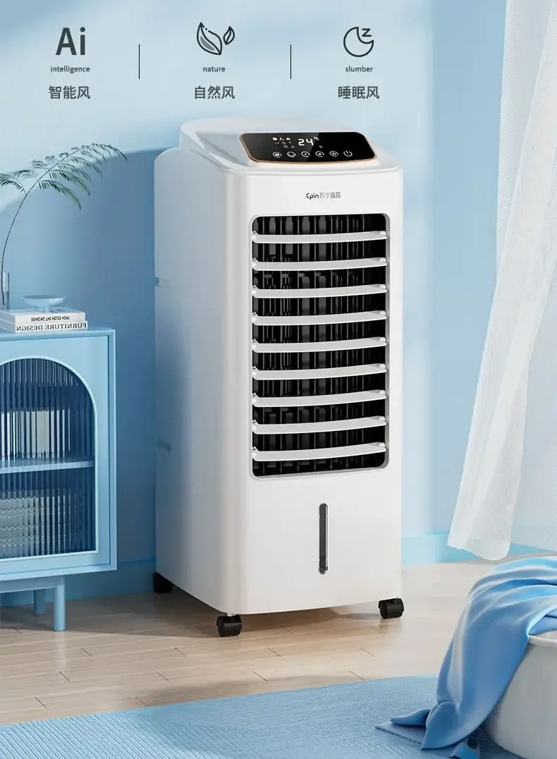 Ventilador de refrigeração doméstico aquecimento e resfriamento refrigerador de ar de dupla utilização escritório de poupança de energia dormitório silencioso móvel novo