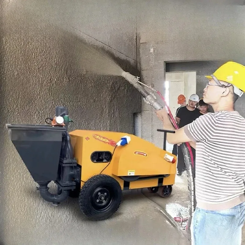 Long-Lifetime Automatic Sand Cement Sprayer Small Mortar Spray Machines With Core Motor Pump Grout Cement Mortar Machine