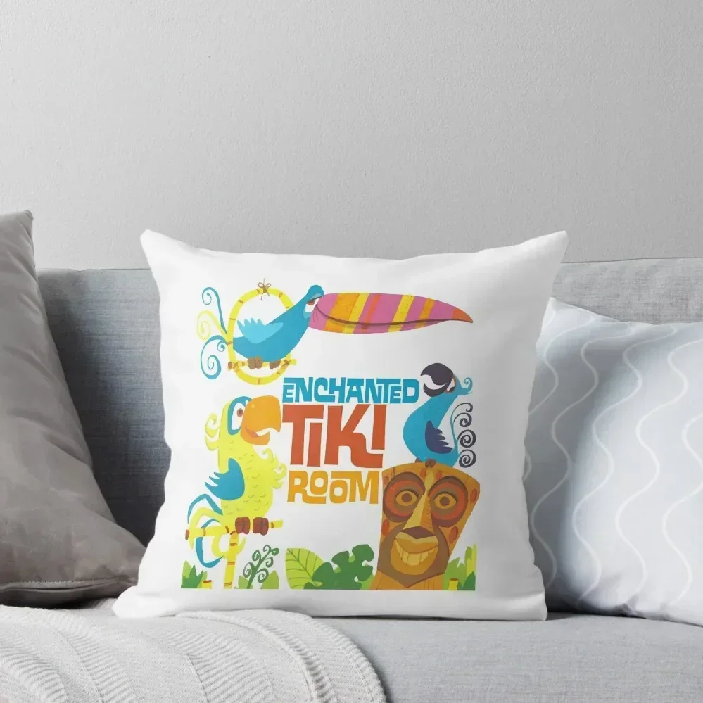 

ENCHANTED TIKI ROOM Throw Pillow anime girl covers for pillows pillow