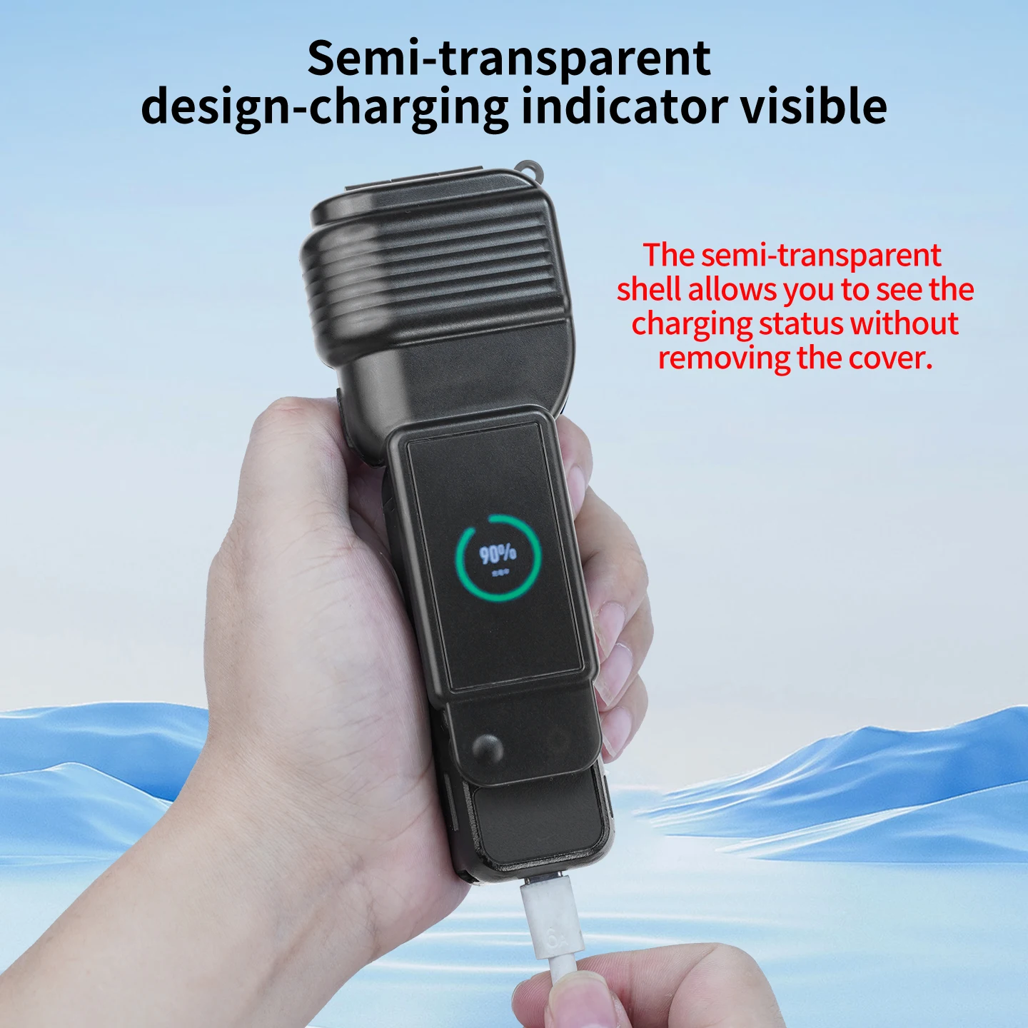 Silikon-Antirutsch-Basis für DJI Pocket 3 4 Desktop-Ständer Unterstützt Unterbrechungsfreies Laden Stabile Platzierung für Vlog Live-Streaming – Detail 7