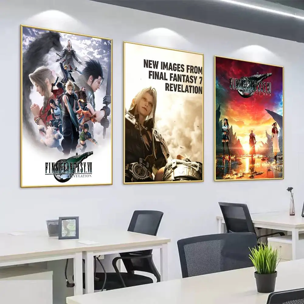 Game Final Fantasy 7 Revelation New Poster Print Cook Cooked Wall Art Canvas Painting for Living Room Bedroom Home Decor
