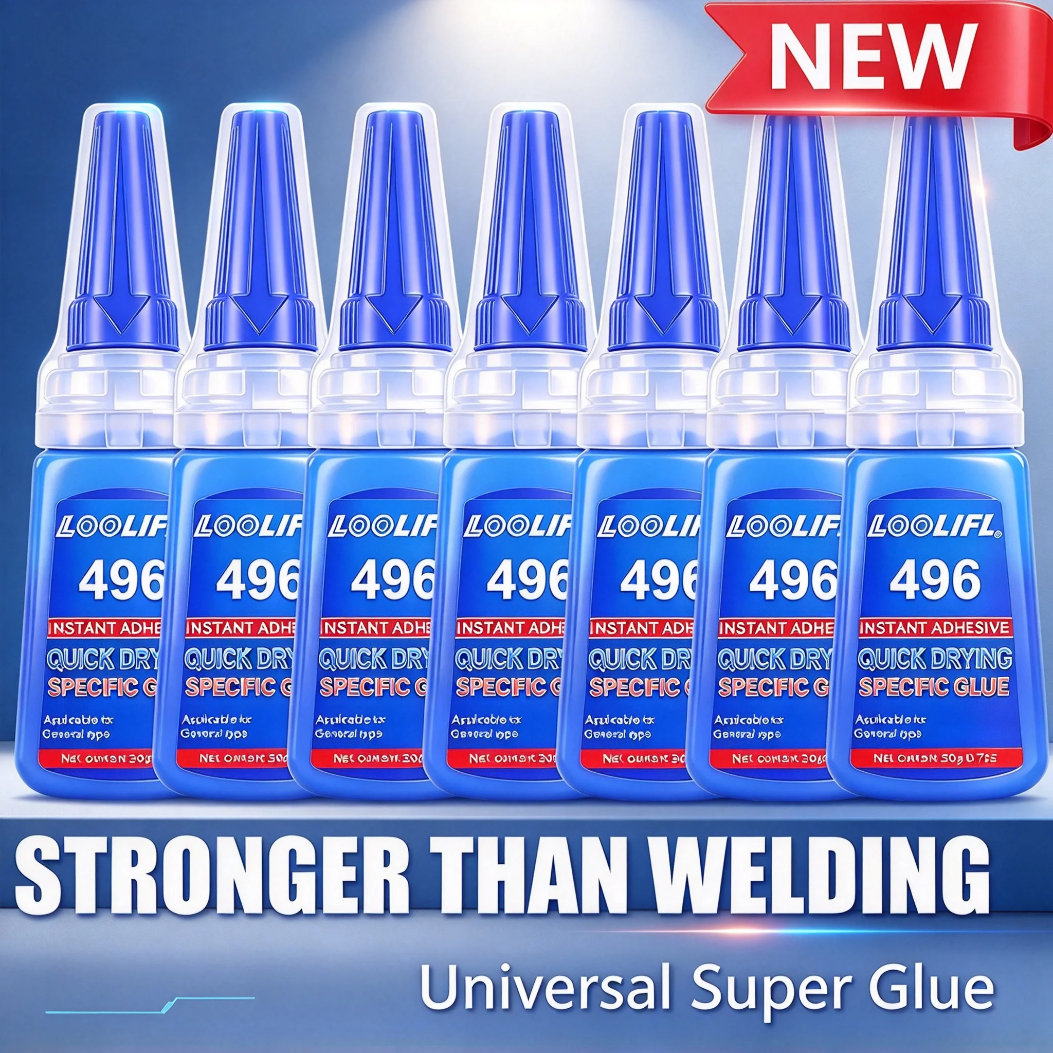 Multi-purpose Super Glue 496 Instant Quick Dry High Strength Transparent Adhesive For Metal Wood Plastic Ceramic Glass DIY Tools