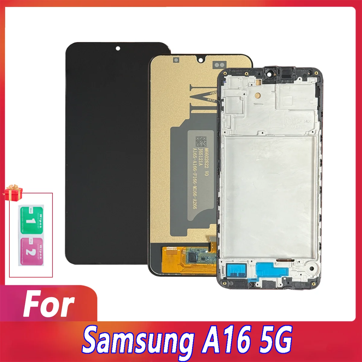 pop-a16-5g-per-samsung-a16-5g-display-lcd-touch-screen-digitizer-testato-al-100-per-a16-5g-a166b-a166u-lcd-parti-di-ricambio