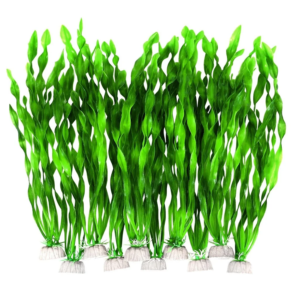 10PCS Fish Aquarium Plants Seaweed Water Plants for Aquarium 30cm Plastic Fish Tank Plant Aquarium Decoration