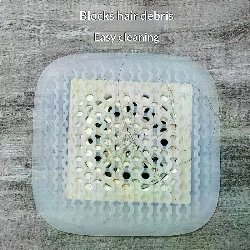 

Silicone Floor Drain Hair Filter Catcher Kitchen Sink Plug Filter Stopper Shower Bathtub Drain Strainer Cover Bathroom Supplies