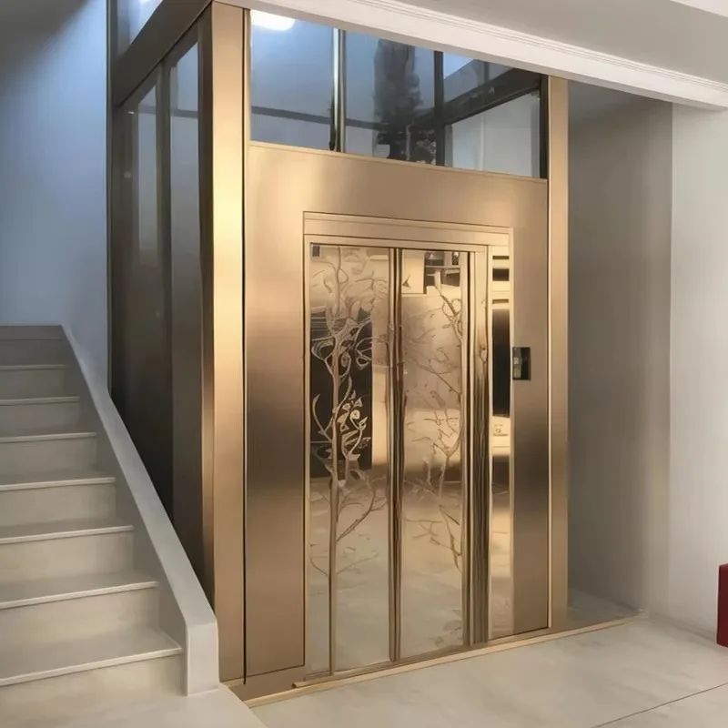 Villa Elevator Hydraulic Home Lift with Quiet Operation, Compact Indoor Lift for Small Homes and Duplex Villas