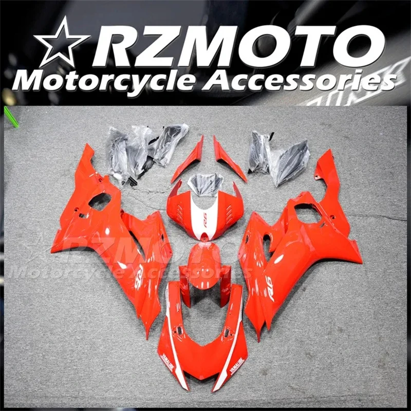 4Gifts New ABS Fairings Kit Fit for YAMAHA R6 2017 2018 2019 2020 2021 2022 17 18 19 20 21 22 23 24 Bodywork Set Red Glossy