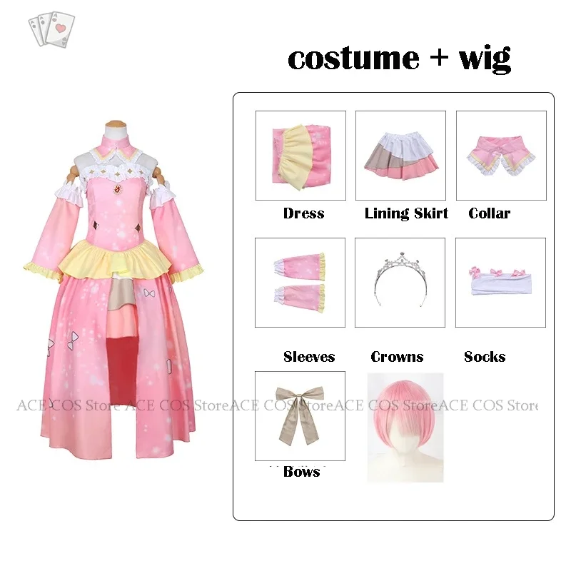 Ram Rem Lolita Meid Cosplay Kostuum Pruik Anime Jurk 2024 Nieuwe Re: Zero Cos Isekai Seikatsu Halloween Kleding Meisje Lolita Jurk