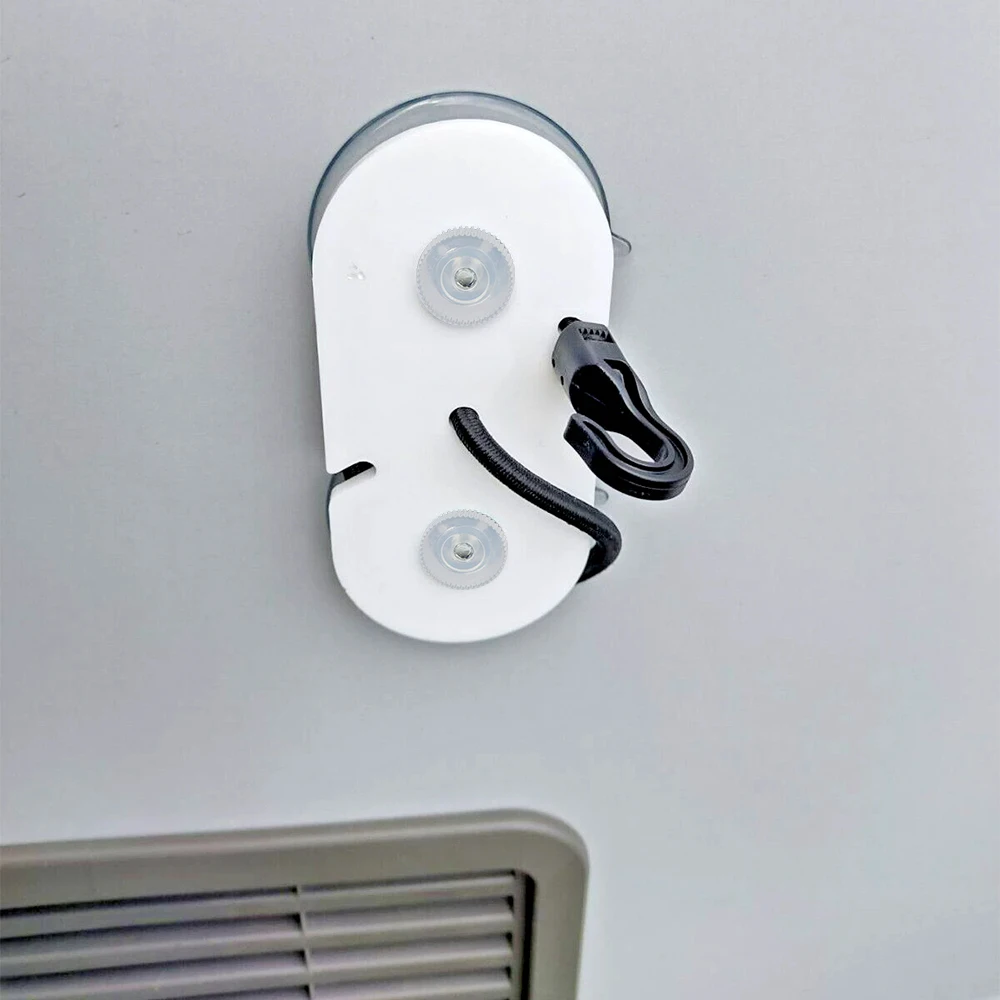 Adjustable Door Retainer Strap With Locking Suction Cup Stop Motorhome Caravan Campervan Doors Flying Shut In The Wind