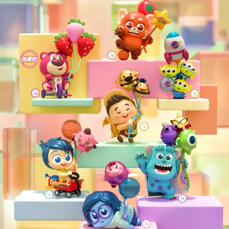 

Genuine Pixar Cosbi Balloon Collection Mystery Blind Box Mini Action Figure Desktop Decor Collectible Toy Gift For Anime Fans