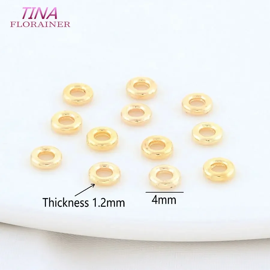 4MM 6MM 8.5MM Aloy Flat Round Circular Closed Jump Rings Round Circle Charms Pendants High Quality Jewelry Findings Accessories