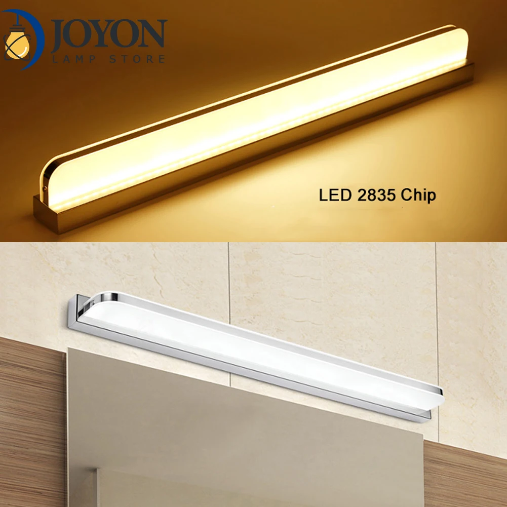 

Modern Led Bathroom Lamp 9W/12W/16W/24W Waterproof Sconce Wall Light Mirror Light Wall Lamps Fixtures 42/52/62/72/112CM