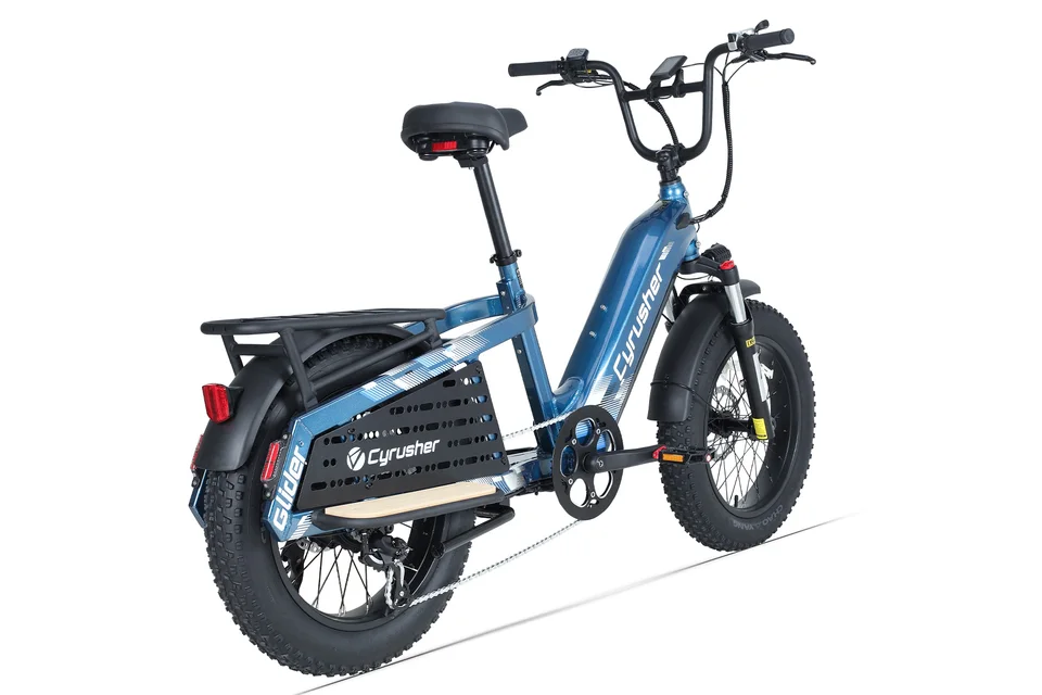 Glider Cyrusher 250W 15.6Ah Adult Cargo Electric Bike 7-Speed 20" * 4.0" Tire  80Nm Torque Hydraulic Disc Brake 25 MPH image 6