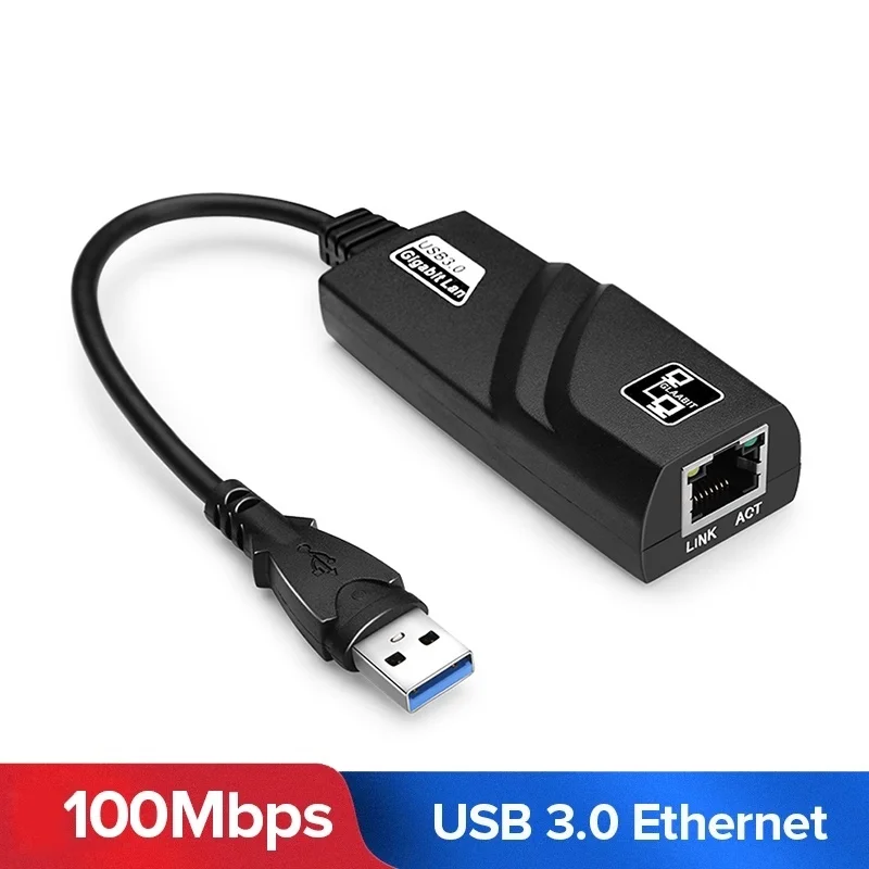 

WiFi Adapter 3.0 USB HUB Ethernet Type C To RJ45 Gigabit Network Card Mini Lan Ethernet Adapter For Desktops Laptops Accessories