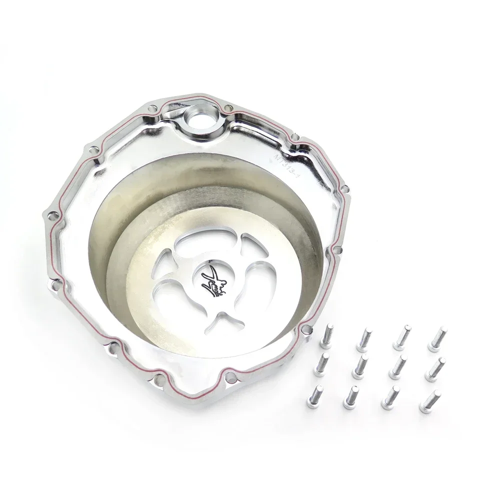 Motorcycle Parts See Through Engine Clutch Cover for Suzuki  GSX1300R Hayabusa B-King 1999-2020 Chrome