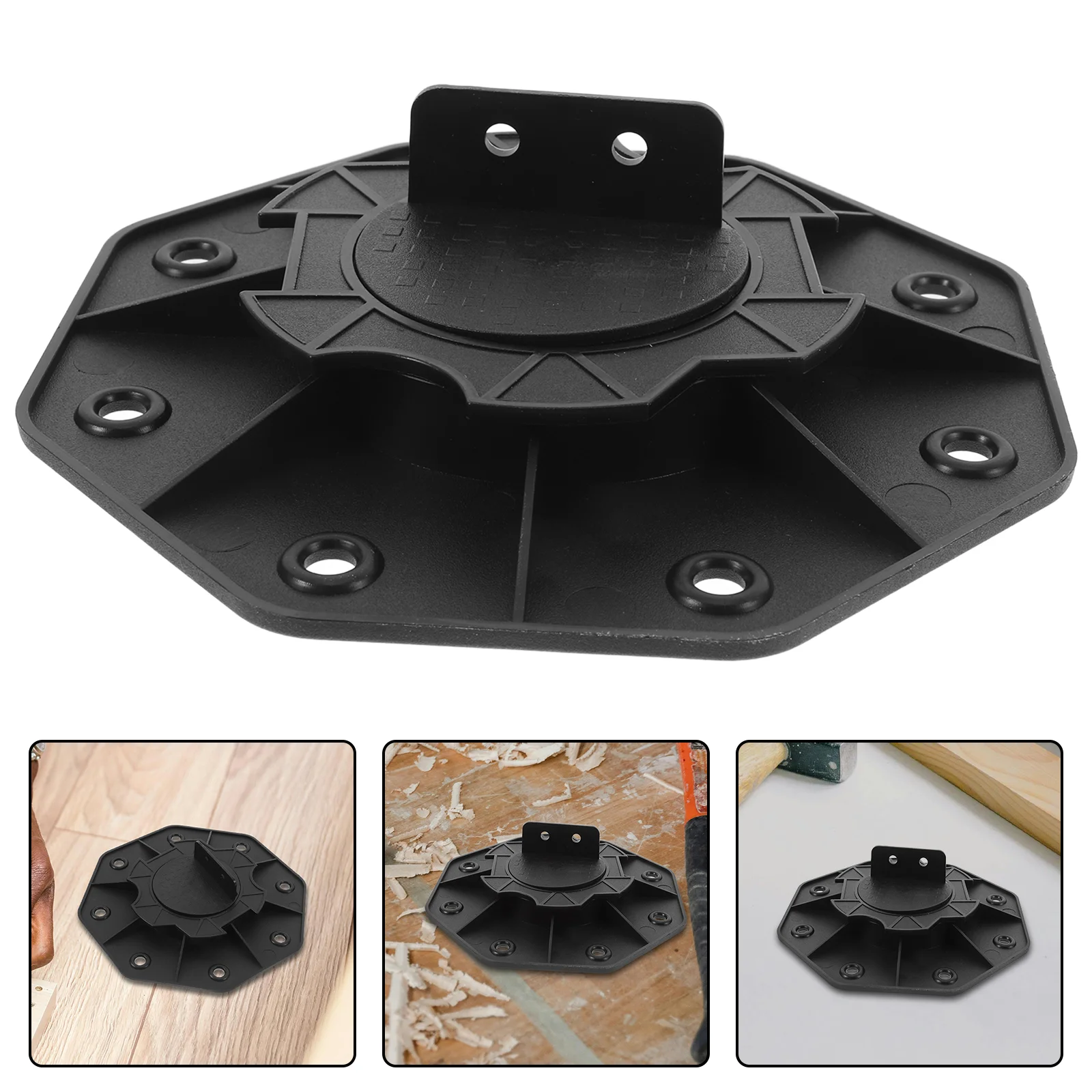 5 Pcs Base Lift Kit Deck Support Plastic Adjustable Pedestal Pedestals Suite Foundation Block Supports Floor Post for