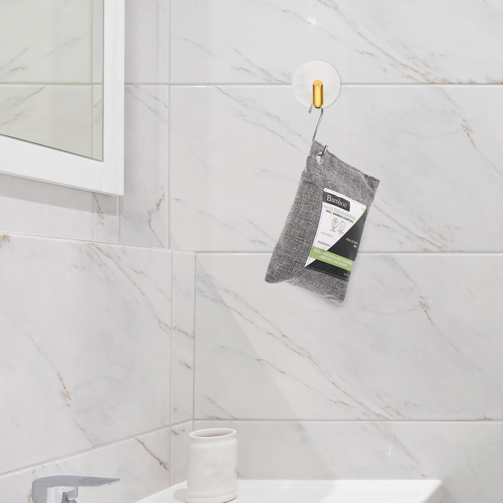 

Набор мешочков для очистки воздуха с бамбуковым углем: высокоэффективный поглотитель запахов и влаги для обуви, шкафов, ванных комнат, кухонь и домашнего использования