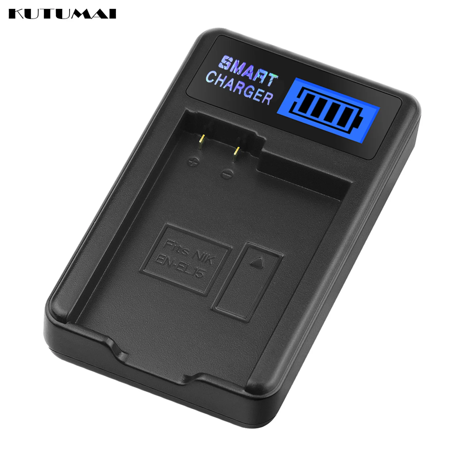 

LCD Display Battery Charger for EN-EL15 Camera Battery for Nikon D7000 D600 D610 D800 D800E D810 (Battery not Included)