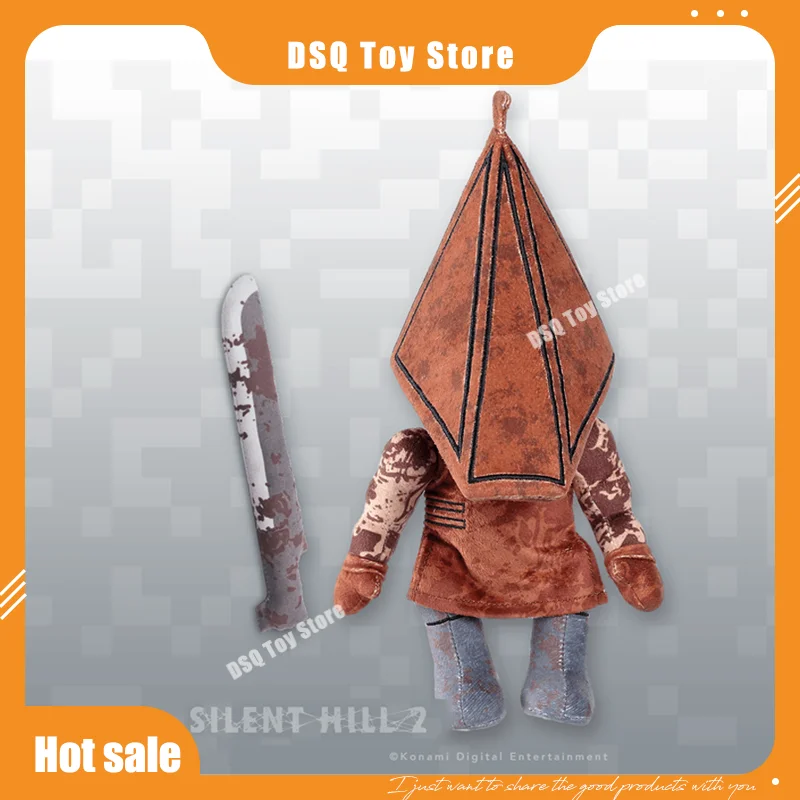 

In Stock Fangamer Original Factory Peripheral Silent Hill Red Triangle Head Trendy Plush Doll Personalized Doll Holiday Gift