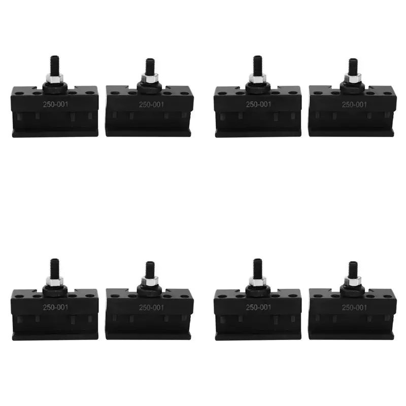 250-001 Quick Change Tool Turning Tool Holder 8-Piece Set 1 Bracket Steel Material 24-Hour Shipping
