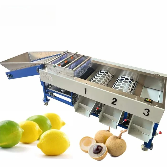 Fruit Orange Lemon Size Grading Machine Tomato Sorting Machine Onion Garlic Drum Roller Classifier Machine