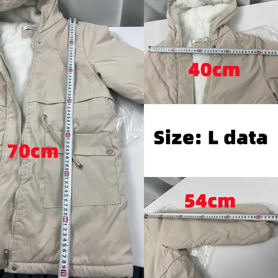 Winter Mid-länge Mit Kapuze Fleece Gefüttert Mantel Frauen Warme Parka Verdicken Outwear Beiläufige Lose Jacken Trenchcoat Snowwear Windjacke