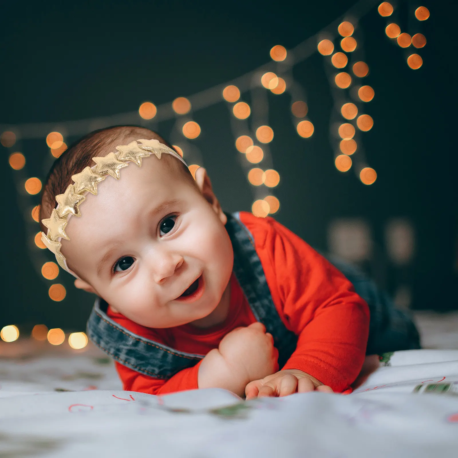 

4Pcs Children's Five-Pointed Star Headbands Soft Comfortable Baby Hair Accessories Star Headband for Toddlers Daily Wear Party