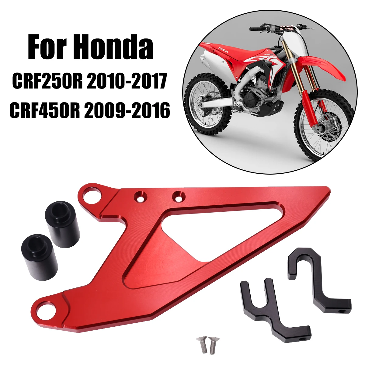 

CNC Front Sprocket Cover Chain Guard For Honda CRF250R CRF450R CRF 250R 450R 250 450 R 2009 2010 2011 2012-2016 Universal Parts