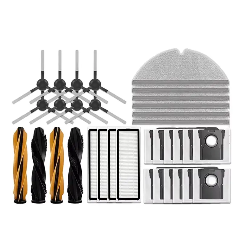 

A66Z For Dreame D20 Pro/D20 Plus Accessories Kit Replacement Parts- Main Side Brush, Filters& Dust Bags For Robot Vacuum Cleaner