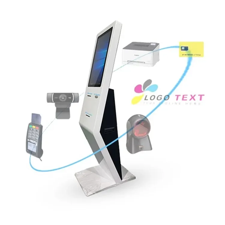 

Customized RJ45 Intelligent Payment Terminal kiosk Printer Card Reader Dispenser Self Service All In One Kiosk