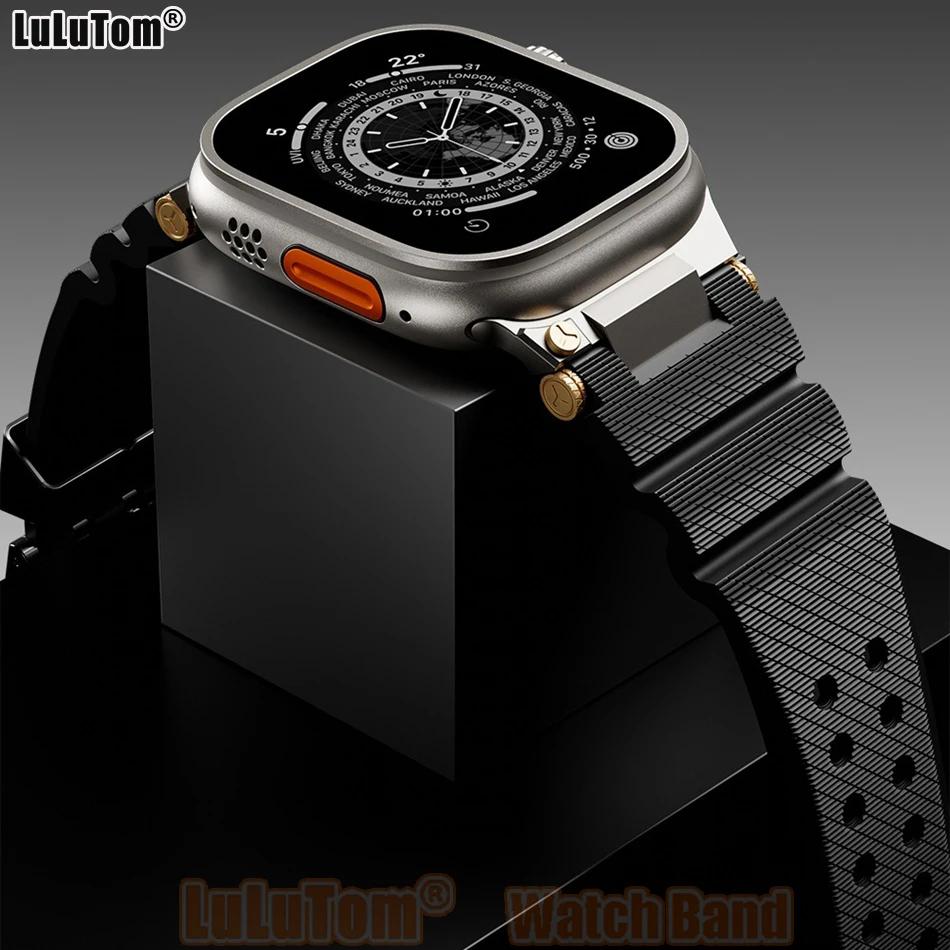 Silicone Band for Apple Watch Band Ultra 3/2/1 Ultra 49mm Se