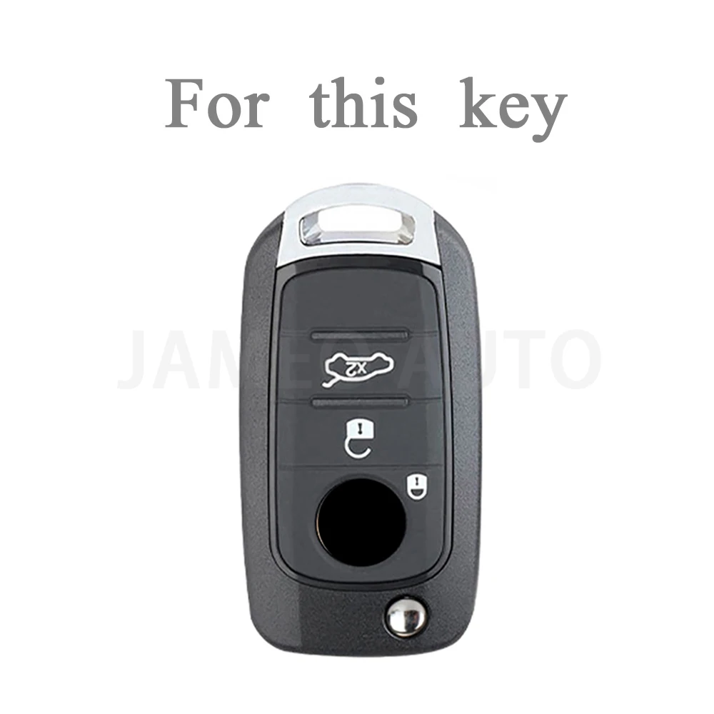 TPU Folding Key Car Remote Key Case Cover Shell For FIAT Tipo Toro Nuovo Freedom 500X Doblo Argo Grazie Protector Accessories