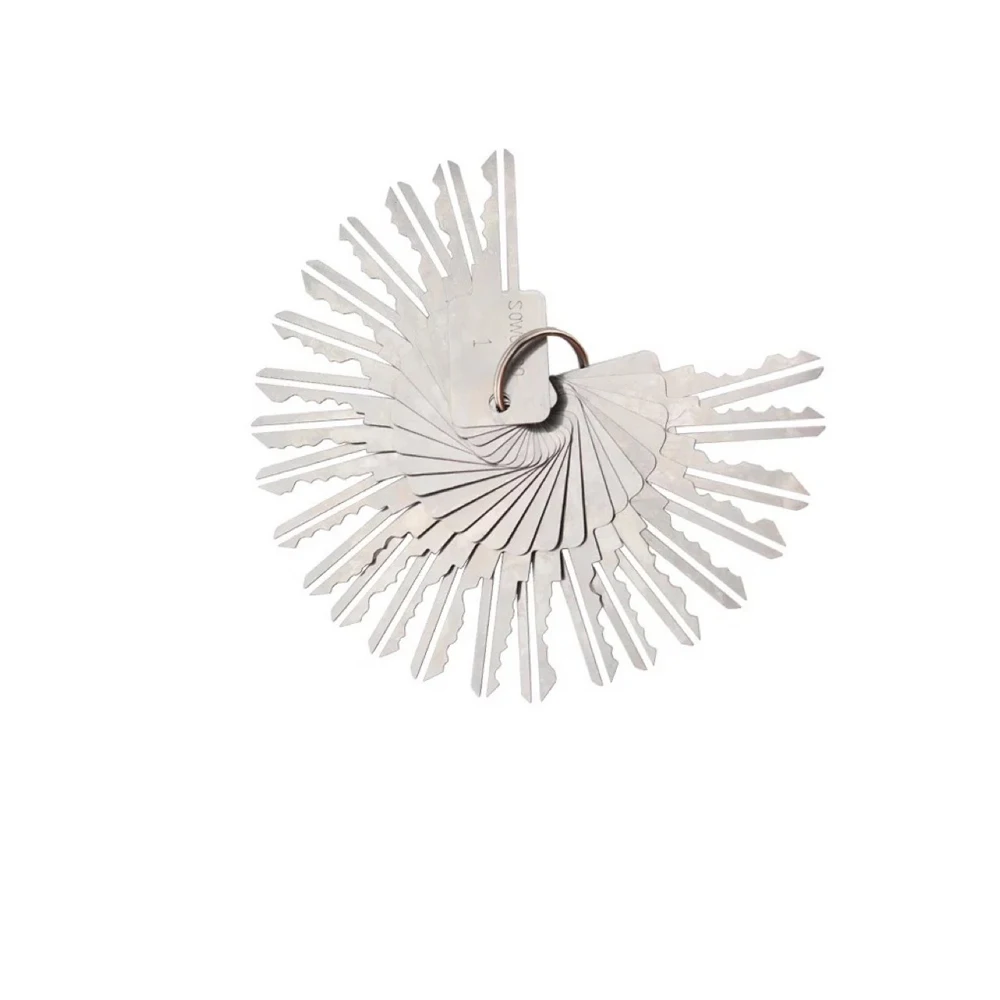 48 In 1 Locksmith Tools Lock Keys Set for Bull Head Lock for S Groove Lock For One Word Locks for PadLock Repairing Tools