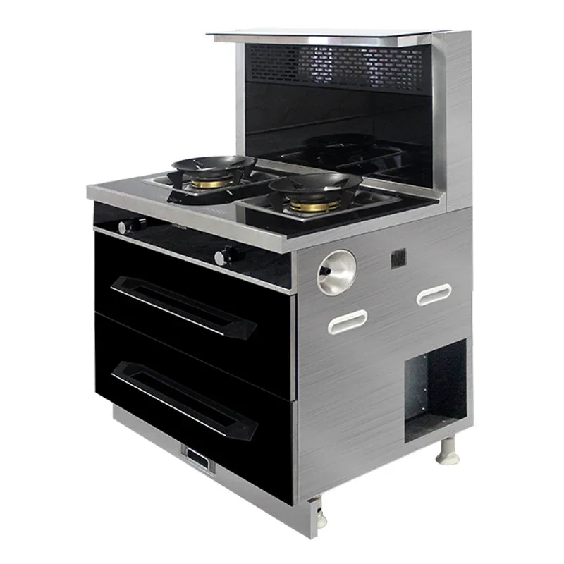

Food grade 304 stainless steel Integrated free standing gas stove