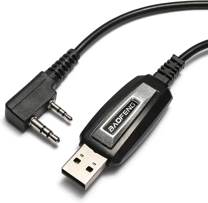 

2 шт. 100% оригинальный USB-кабель для программирования Baofeng Walkie Talkie для 2-сторонней радиосвязи UV-5R BF-888s UV82 H777 K Port Driver с CD Sof